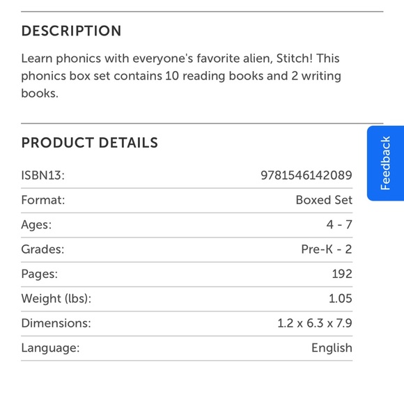 Disney Learning Stitch Phonics Fun Set - Picture 5 of 5